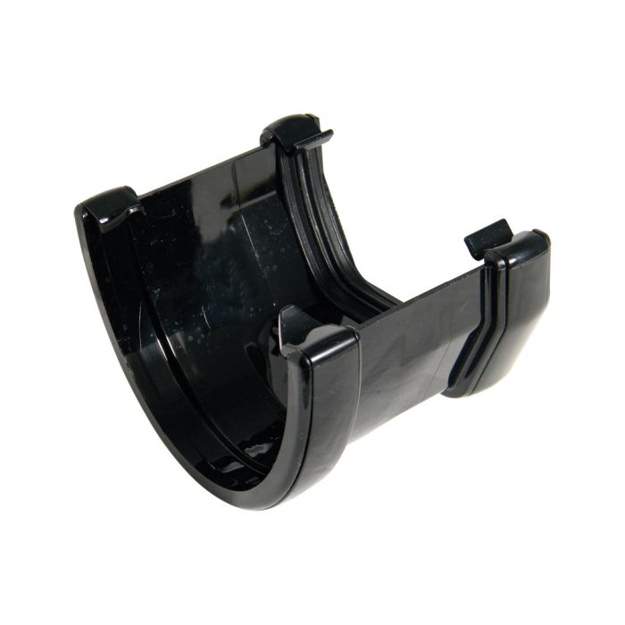 FloPlast High Capacity To Square Gutter Adaptor (Black)