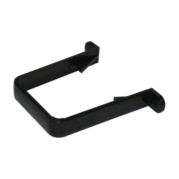 FloPlast Downpipe Clip for 65mm Square Downpipe (Black)