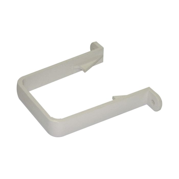 FloPlast Downpipe Clip for 65mm Square Downpipe (White)