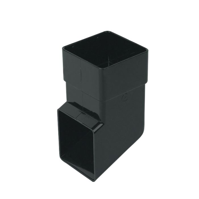 FloPlast Shoe for 65mm Square Downpipe (Black)