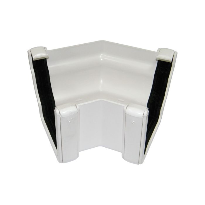 FloPlast External 45 Degree Angle for Niagara Ogee Rainwater System (White)