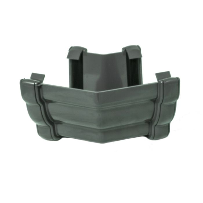 FloPlast External 45 Degree Angle for Niagara Ogee Rainwater System (Anthracite Grey)