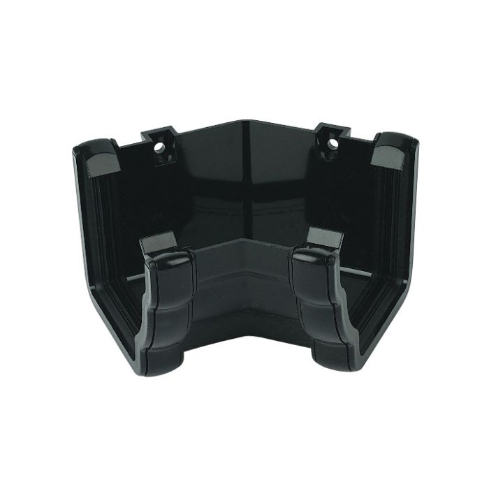 FloPlast Internal 45 Degree Angle for Niagara Ogee Rainwater System (Black)