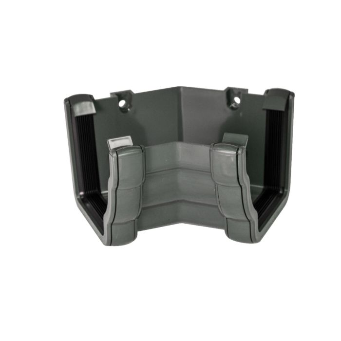 FloPlast Internal 45 Degree Angle for Niagara Ogee Rainwater System (Anthracite Grey)