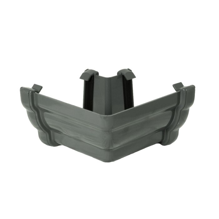 FloPlast External 90 Degree Angle for Niagara Ogee Rainwater System (Anthracite Grey)