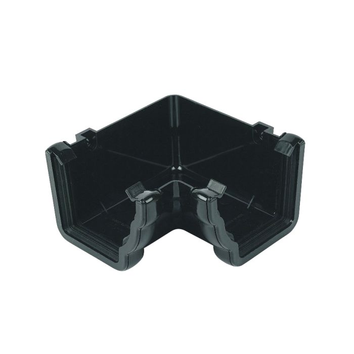FloPlast Internal 90 Degree Angle for Niagara Ogee Rainwater System (Black)