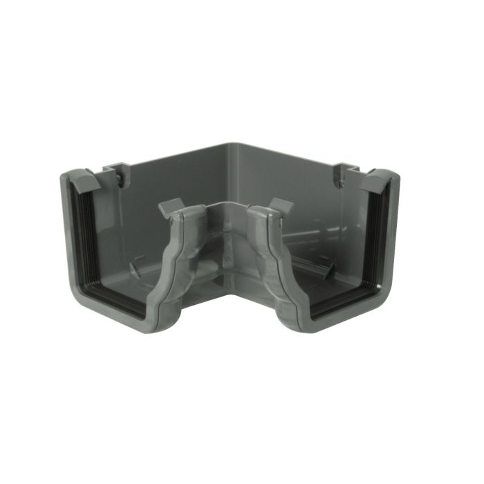 FloPlast Internal 90 Degree Angle for Niagara Ogee Rainwater System (Anthracite Grey)
