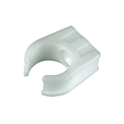 FloPlast Overflow Pipe Clip (21.5mm) (White)