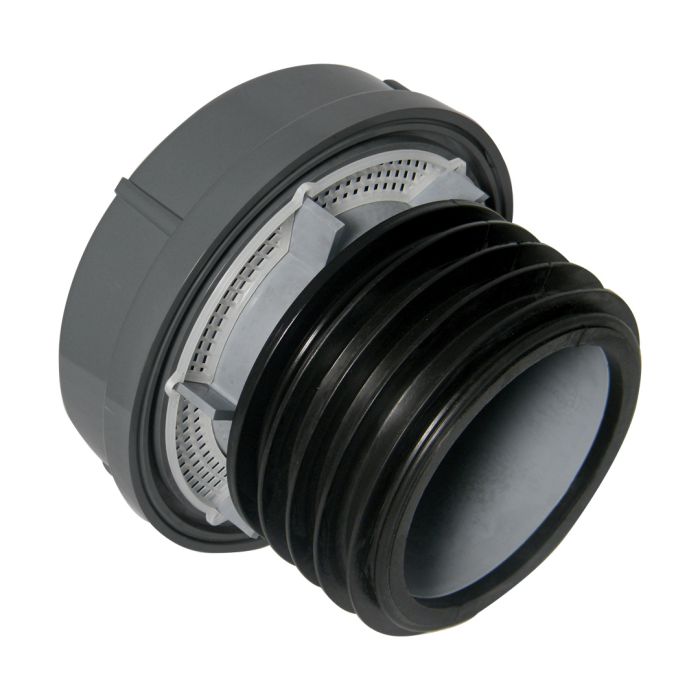 FloPlast EXTERNAL Push-Fit Air Admittance Valve (110mm) (Anthracite Grey)