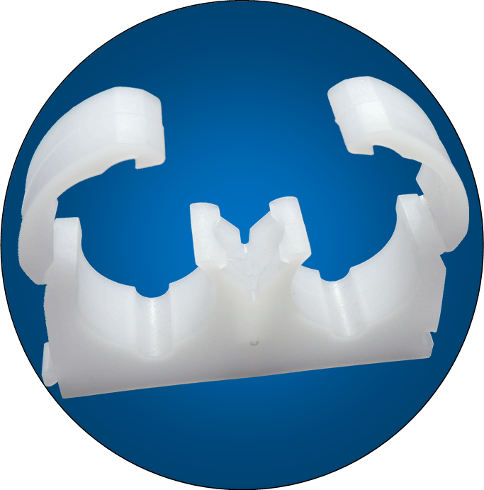 FM Products Double Clip Link Pipe Clip (Pack of 50) (15mm)