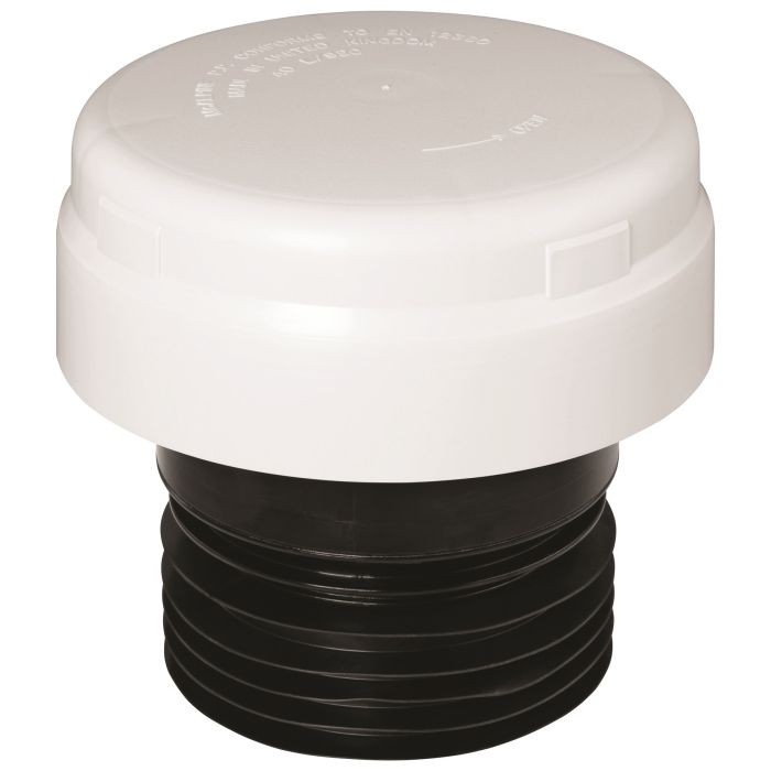 McAlpine 1Internal External Air Admittance Valve For 110mm Pipe White