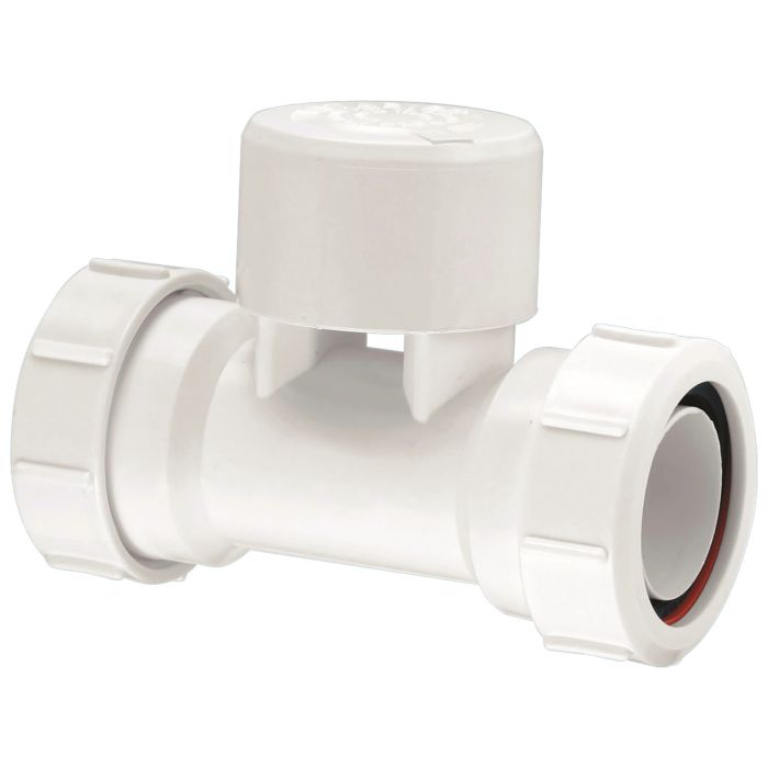 McAlpine 1.1/2 Inch Ventapipe Multifit Tee White