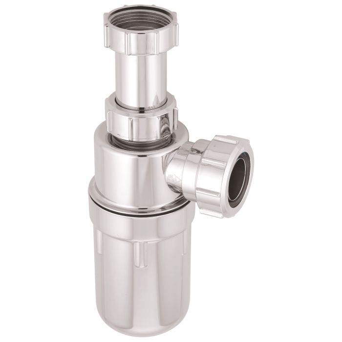 McAlpine Chrome Plated Adjustable Resealing P Trap (1.1/4 Inch)