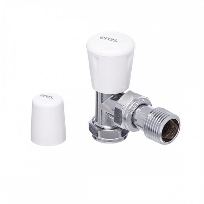 Altecnic Caleffi Eres Angled Manual Radiator Valve (10mm with 8mm reducer)