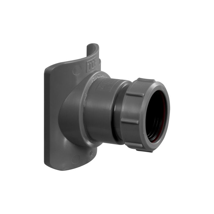 McAlpine Soil Pipe Boss Connector 3 Inch x 1.1/2 Inch Grey