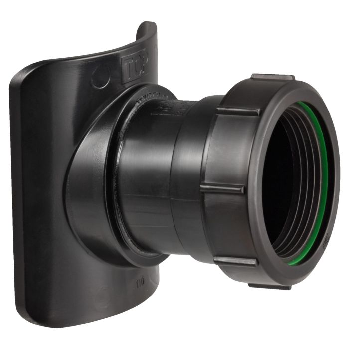 McAlpine 3 Inch x 2 Inch Boss Connector Black
