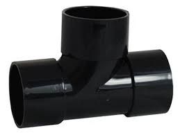 Solvent Weld 50mm 90 Deg Tee Black