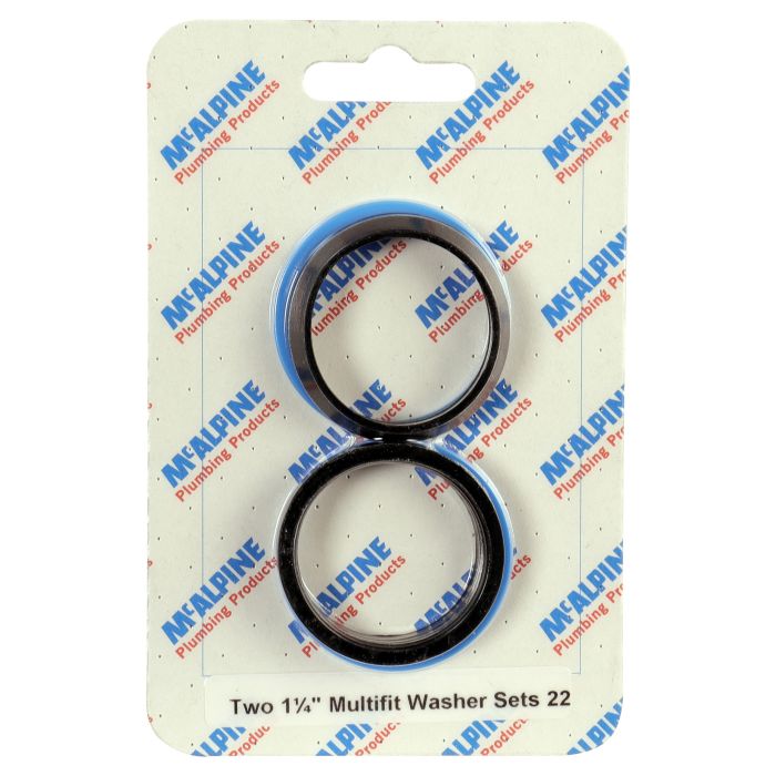 McAlpine Multifit Washer Sets (No.22 Handipak) (1.1/4 Inch) (Pack of 2)