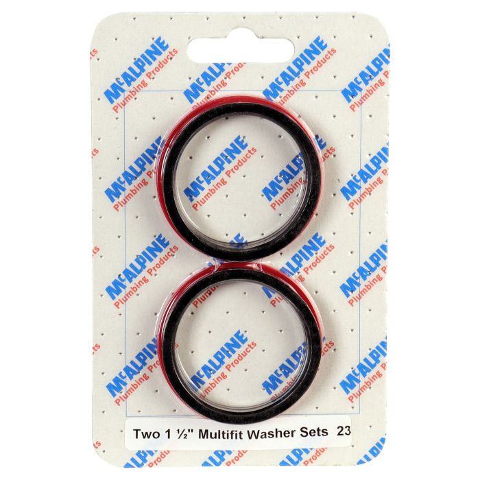 McAlpine Multifit Washer Sets (No.23 Handipak) (1.1/2 Inch) (Pack of 2)