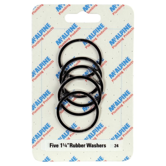 McAlpine Rubber Washer (No.24 Handipak) (1.1/4 Inch) (Pack of 5)