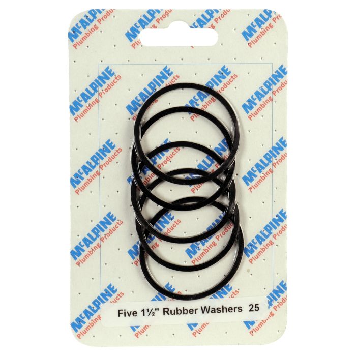 McAlpine Rubber Washer (No.25 Handipak) (1.1/2 Inch) (Pack of 5)