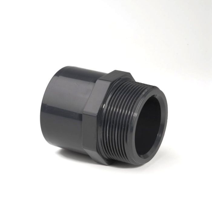 Solvent Weld 40mm Male Adaptor Black