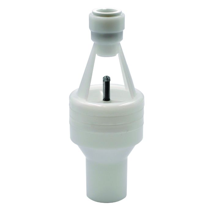 Pushfit Hotun Hiflo Dry Trap Tundish Universal/Pushfit (White) (15mm x 32mm)