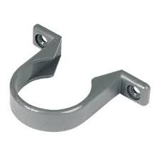 FloPlast Push Fit Waste Pipe Clip (32mm) (Grey)