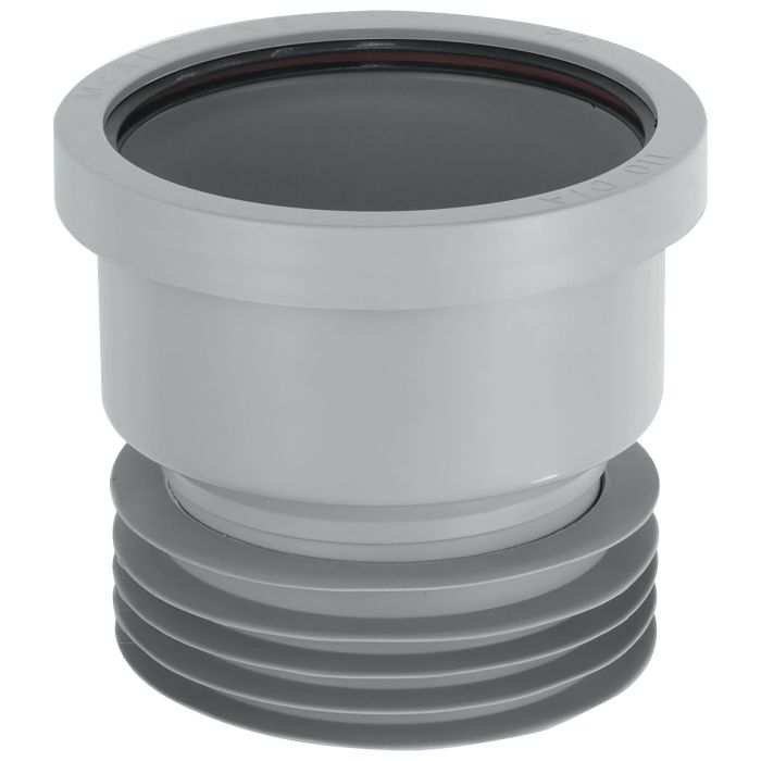 McAlpine Drain Connector with 'O' Seal Socket to Fit Pipe (110mm) (Grey)