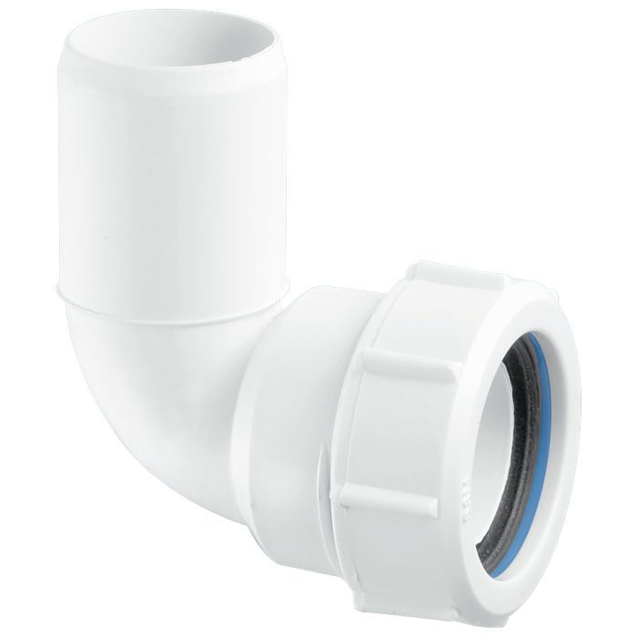 McAlpine End 90 Degree Bend Multifit x Plain (1.1/4 Inch)