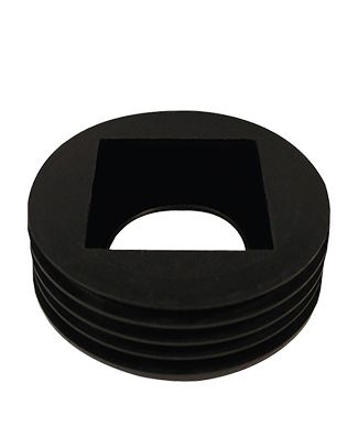 Rubber Downpipe Waste Adaptor (100ID/65-68mm OD)