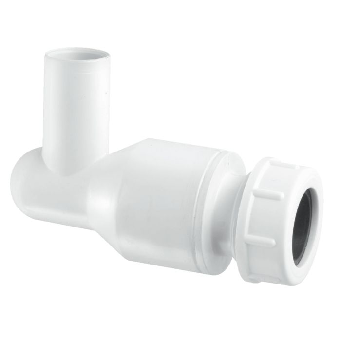 McAlpine 3/4 Inch Overflow 90 Deg Non Return Valve