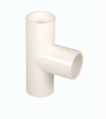 Solvent Weld Overflow Tee (21.5mm) (White)