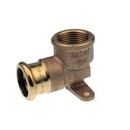 Pegler Xpress Copper Wall Plate Elbow WRAS