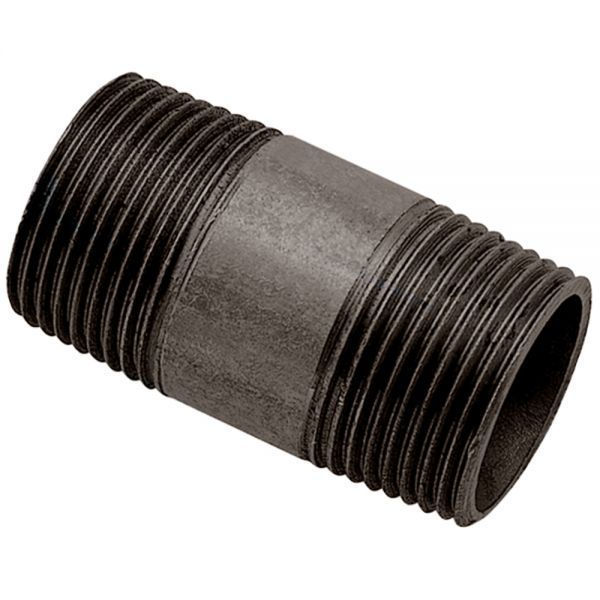 Malleable Black Iron Barrel Nipple