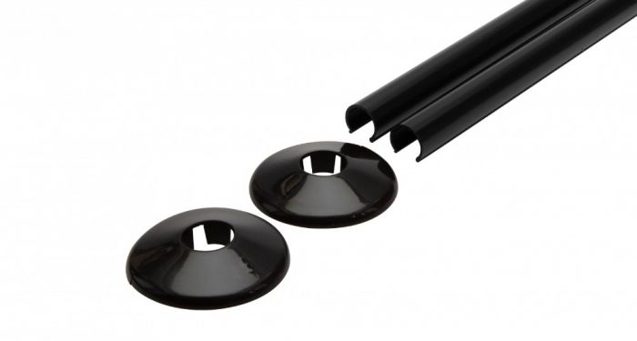 Talon Snappit Pipe Cover and Collar Pack 500mm Black