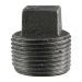 Black Iron Solid Plug