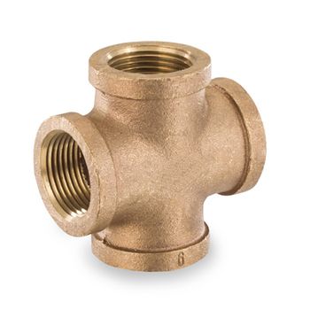 Female Equal Cross Threaded Brass 3/4