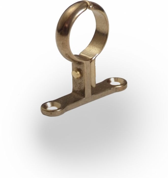 Brass Die-Cast School Board Pipe Clip 22mm