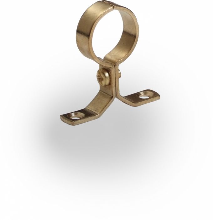 Brass Pressed Pipe Clip 28mm