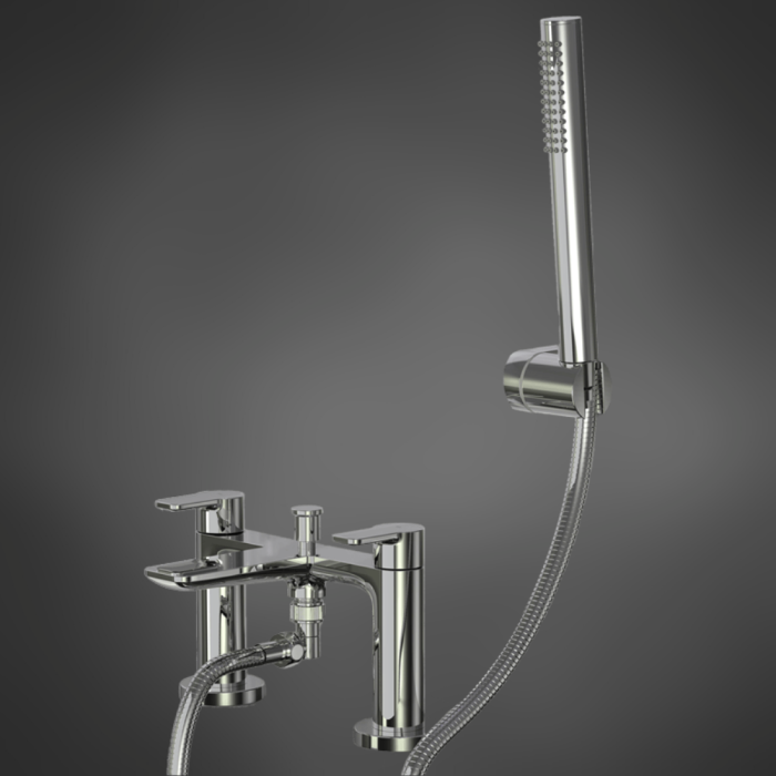 LeoNova Stratos 2 Taphole Bath Shower Mixer Chrome Tap *Warehouse Clearance*
