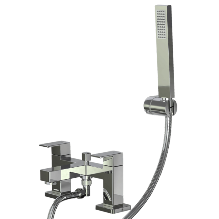 McAlpine Fyne 2 Taphole Bath Shower Mixer Chrome Tap