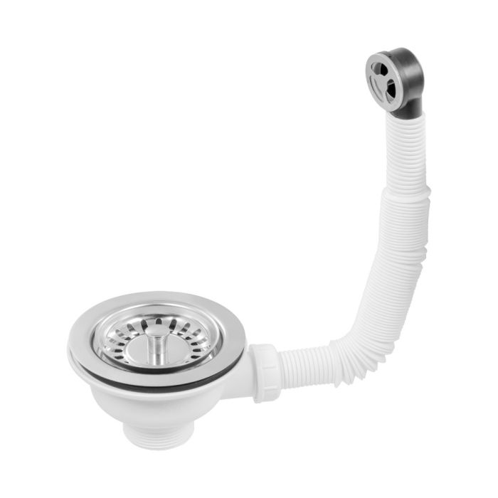 McAlpine Universal Basket Strainer Waste (Stainless Steel)