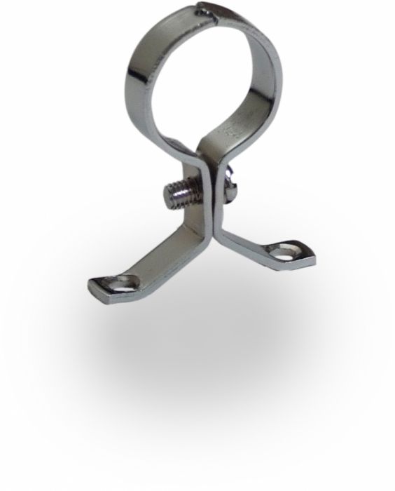 Chrome Pressed Pipe Clip (42mm)