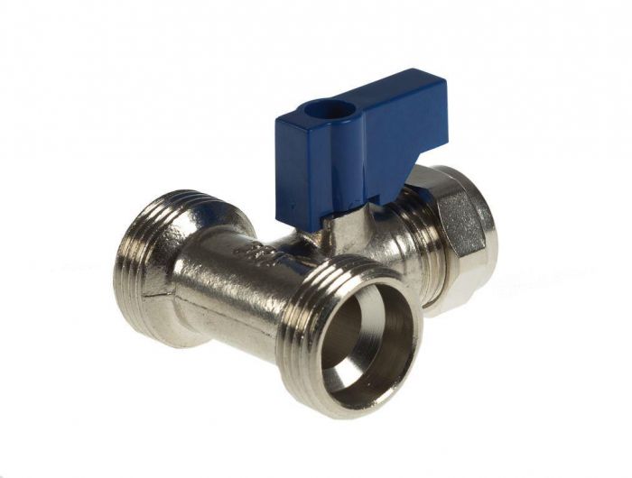 Dual Appliance Valve 15mm x 3/4inch x 3/4inch