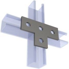 4 Hole Flat T Plate HDG (500 Box)