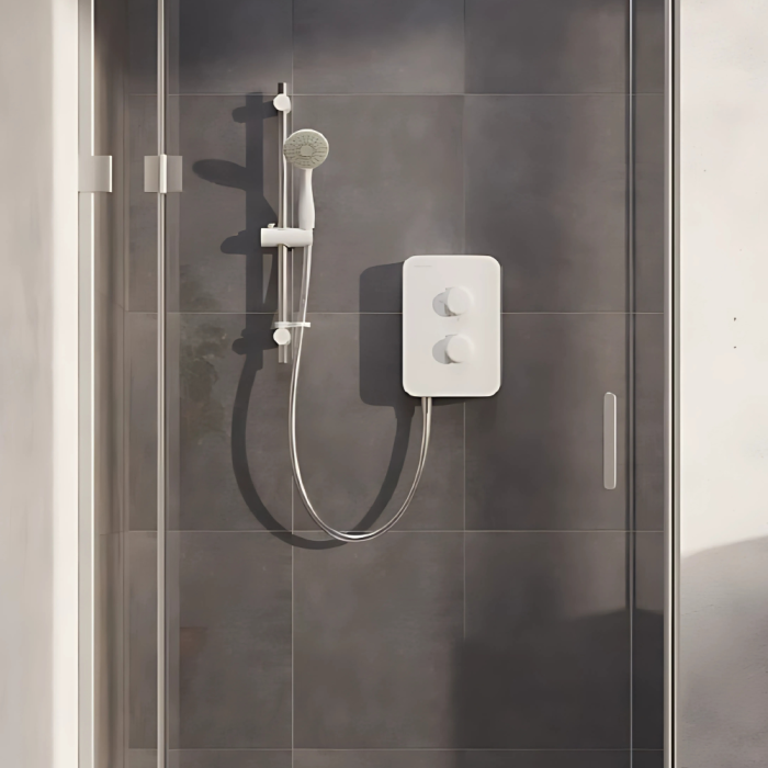 Aqualisa E1 Electric Shower (9.5kW) (White)