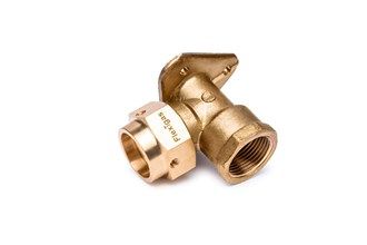 Flexigas Female Wall Plate Elbow