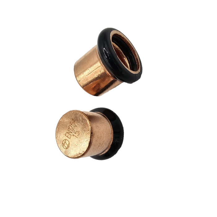 Lawton Press Fit M Profile Stop End WRAS (28mm)
