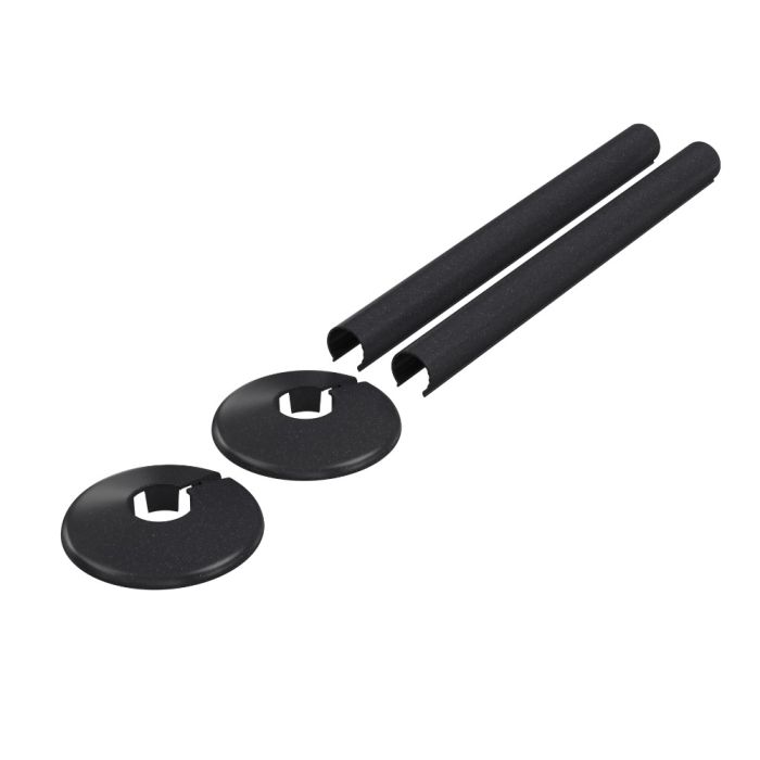 LeoNova 200mm Retro Fit Sleeve and Collar Set 18mm Diameter Plastic (Anthracite Sparkle)